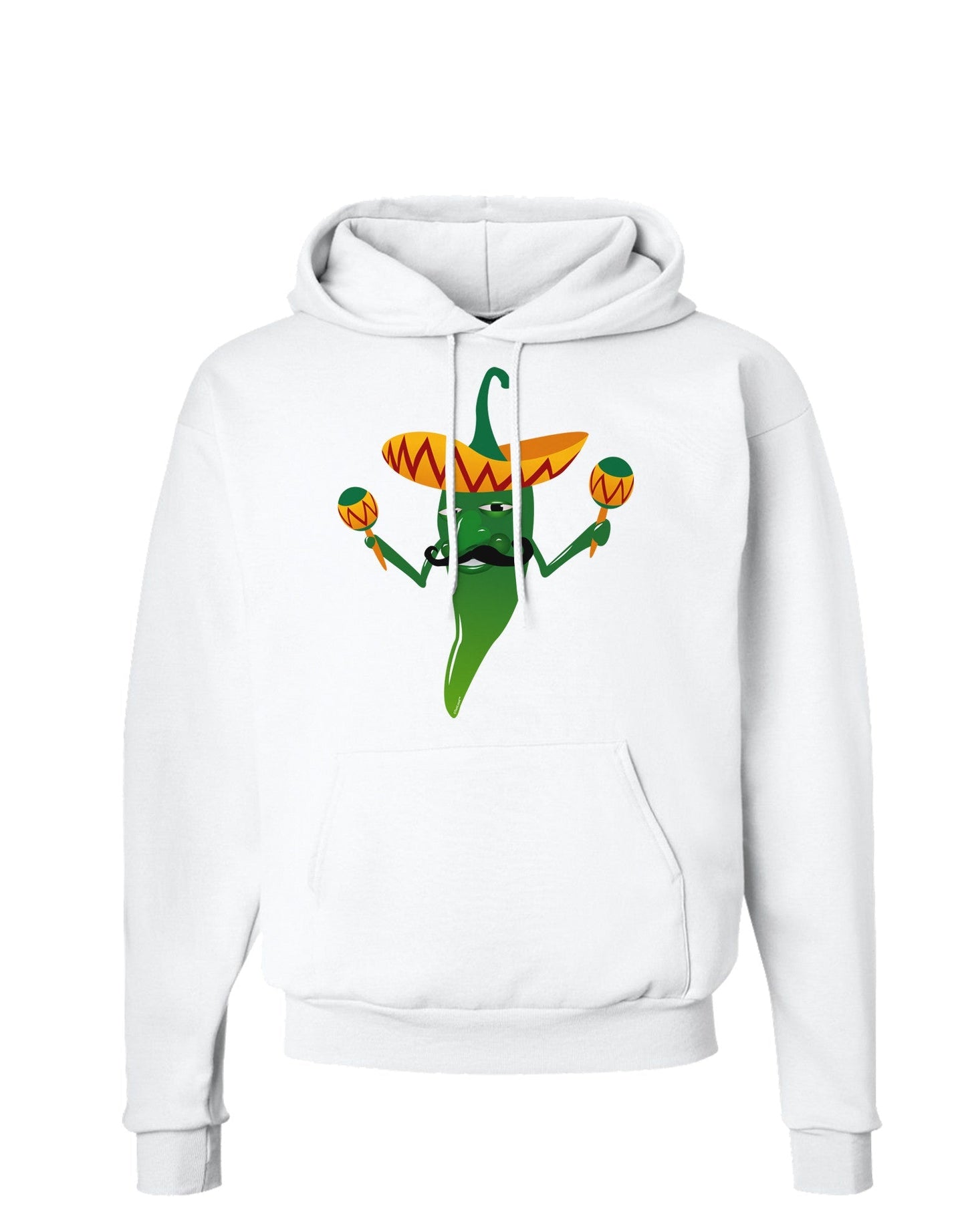 Green Hot Mexican Chili Pepper Hoodie Sweatshirt-Hoodie-TooLoud-White-Small-Davson Sales