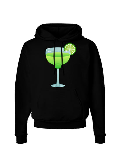 Green Margarita with Lime - Cinco de Mayo Dark Hoodie Sweatshirt by TooLoud-Hoodie-TooLoud-Black-Small-Davson Sales