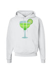 Green Margarita with Lime - Cinco de Mayo Hoodie Sweatshirt by TooLoud-Hoodie-TooLoud-White-Small-Davson Sales