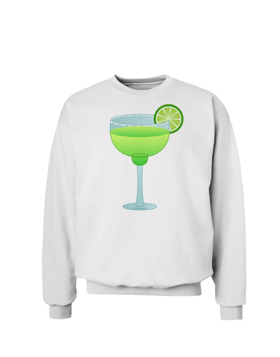 Green Margarita with Lime - Cinco de Mayo Sweatshirt by TooLoud-Sweatshirts-TooLoud-White-Small-Davson Sales