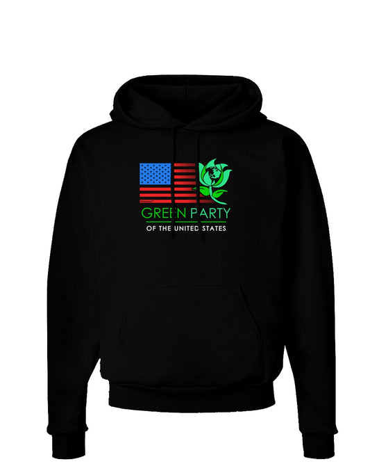 Green Party US Flag Dark Hoodie Sweatshirt-Hoodie-TooLoud-Black-Small-Davson Sales