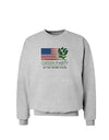 Green Party US Flag Sweatshirt-Sweatshirts-TooLoud-AshGray-Small-Davson Sales