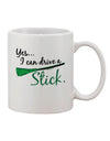 Green Printed 11 oz Coffee Mug - A Must-Have for Drinkware Enthusiasts-11 OZ Coffee Mug-TooLoud-White-Davson Sales