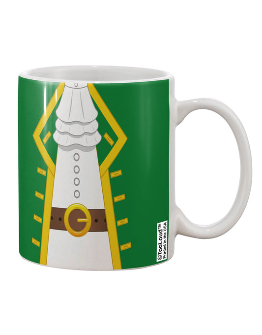 Green Printed 11 oz Coffee Mug All Over Print - Perfect for Pirate Captains TooLoud-11 OZ Coffee Mug-TooLoud-White-Davson Sales