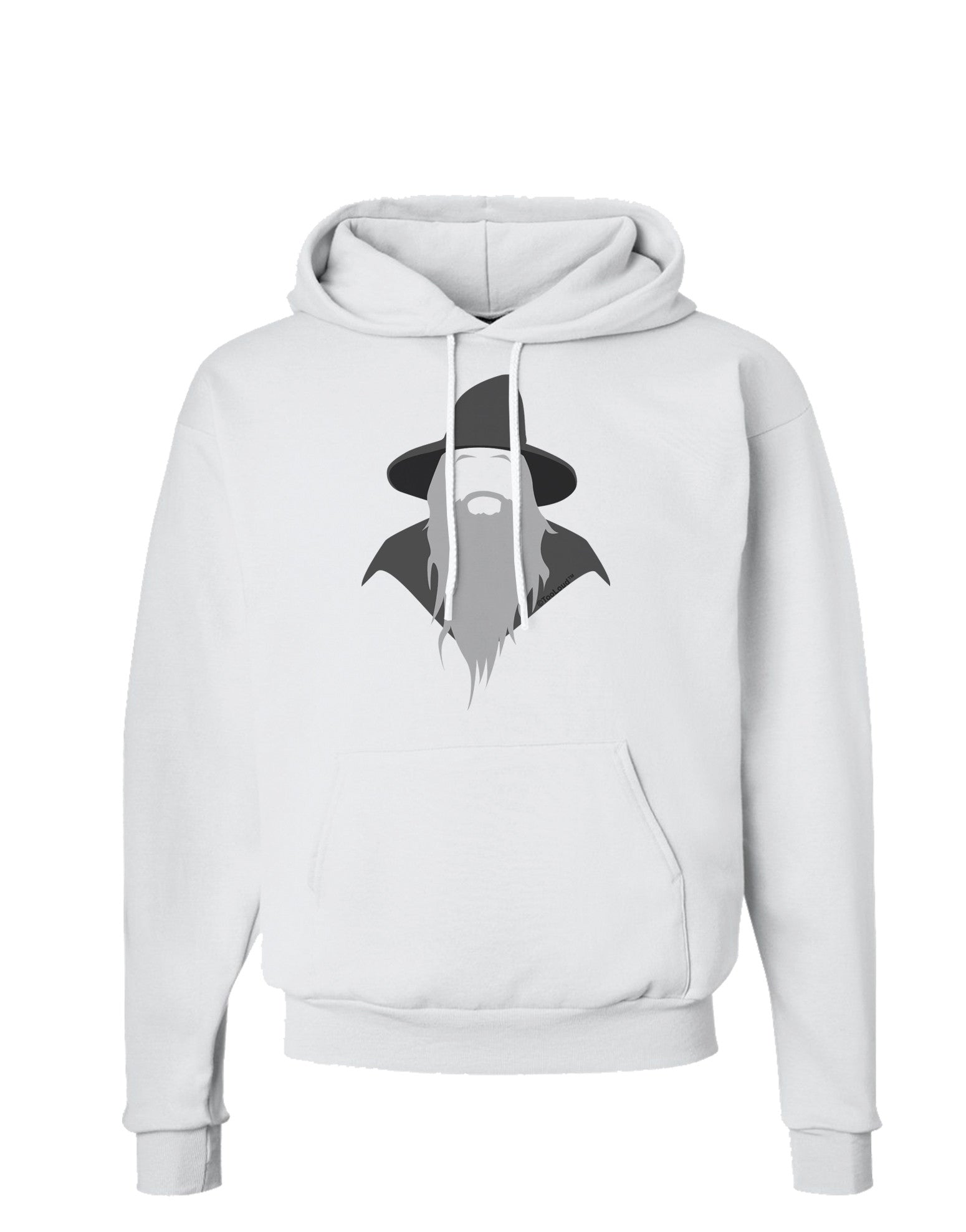 Grey Wizard Hoodie Sweatshirt-Hoodie-TooLoud-White-Small-Davson Sales
