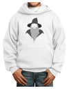 Grey Wizard Youth Hoodie Pullover Sweatshirt-Youth Hoodie-TooLoud-White-XS-Davson Sales