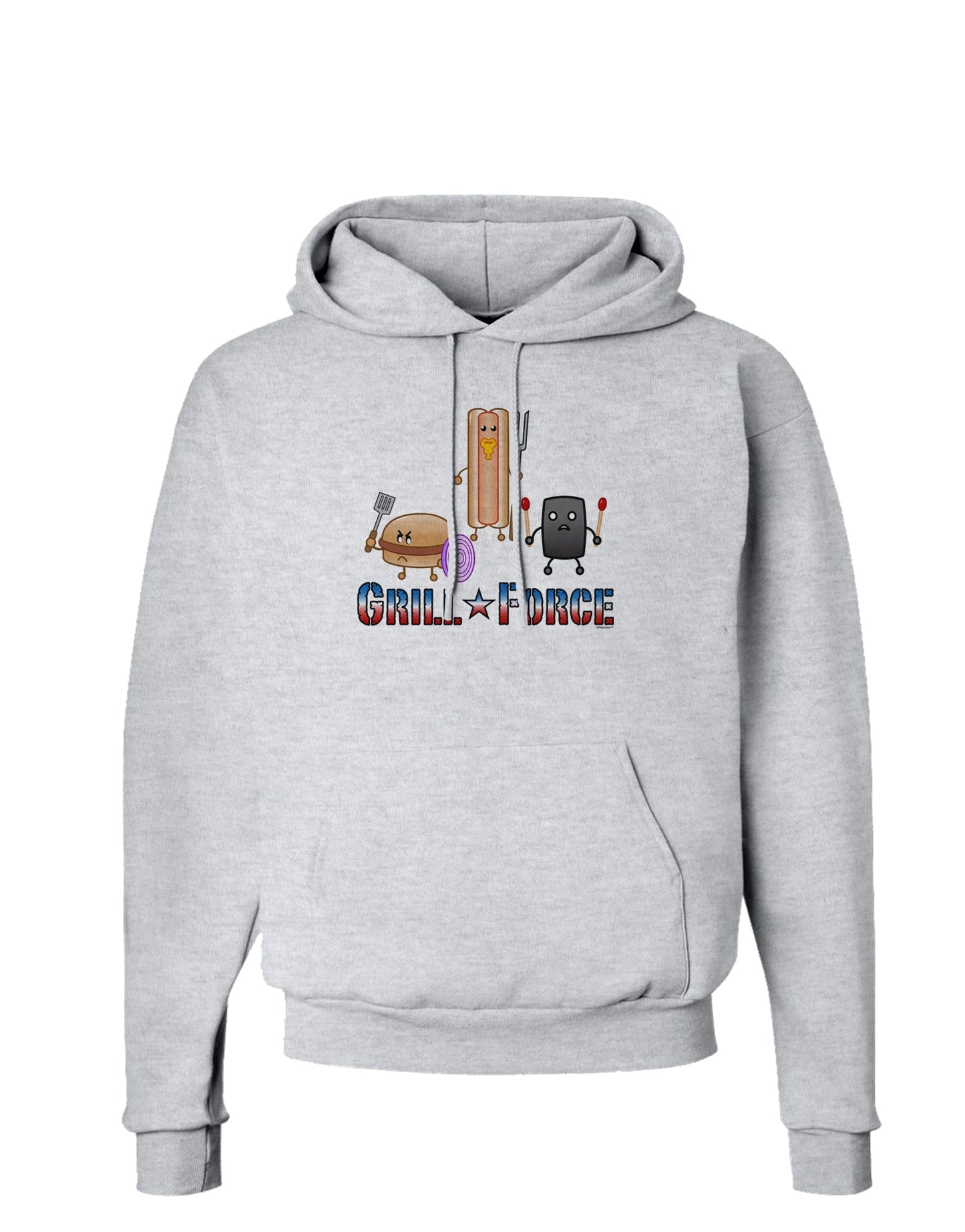 Grill Force Hoodie Sweatshirt-Hoodie-TooLoud-AshGray-Small-Davson Sales