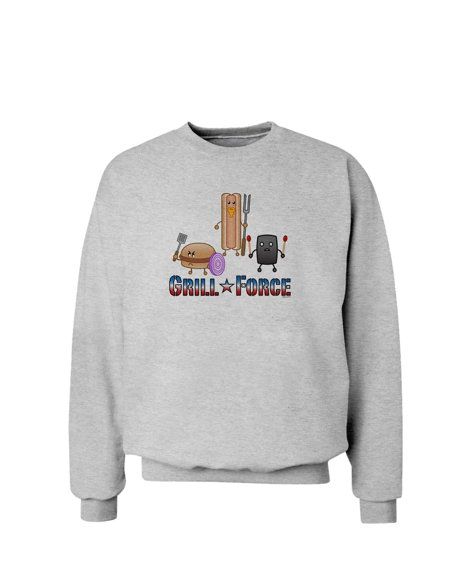 Grill Force Sweatshirt-Sweatshirts-TooLoud-White-Small-Davson Sales