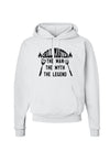 Grill Master The Man The Myth The Legend Hoodie Sweatshirt-Hoodie-TooLoud-White-Small-Davson Sales