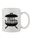 Grill Master's Delight: Exquisite Grill Design Adorned 11 oz Coffee Mug - TooLoud-11 OZ Coffee Mug-TooLoud-White-Davson Sales