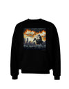 Grimm Reaper Halloween Design Sweatshirt-Mens-Sweatshirts-TooLoud-Black-Small-Davson Sales