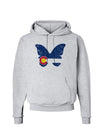 Grunge Colorado Butterfly Flag Hoodie Sweatshirt-Hoodie-TooLoud-AshGray-Small-Davson Sales