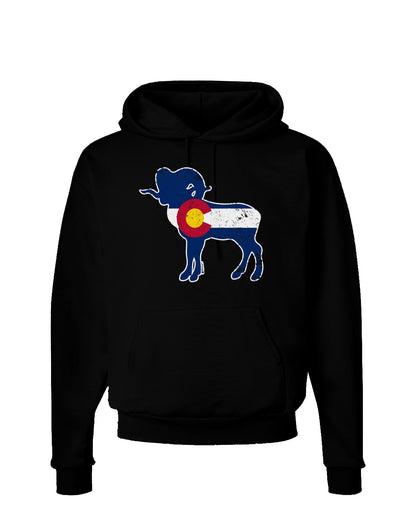 Grunge Colorado Emblem Flag Hoodie Sweatshirt-Hoodie-TooLoud-Black-Small-Davson Sales