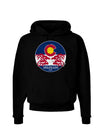 Grunge Colorado Emblem Flag Hoodie Sweatshirt-Hoodie-TooLoud-Black-Small-Davson Sales