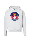 Grunge Colorado Emblem Flag Hoodie Sweatshirt-Hoodie-TooLoud-White-Small-Davson Sales