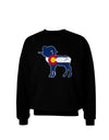 Grunge Colorado Emblem Flag Sweatshirt-Sweatshirts-TooLoud-Black-Small-Davson Sales