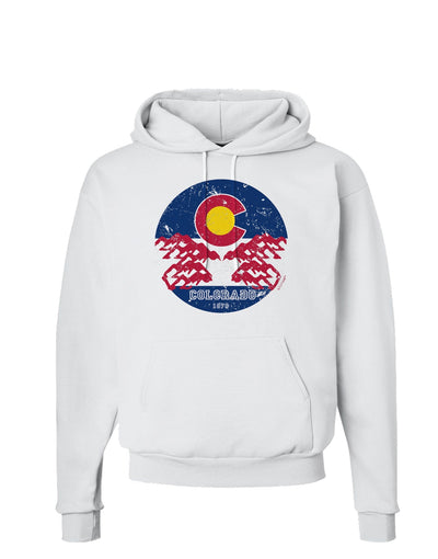 Grunge Colorodo Ram Flag Hoodie Sweatshirt-Hoodie-TooLoud-White-Small-Davson Sales