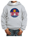 Grunge Colorodo Ram Flag Youth Hoodie Pullover Sweatshirt-Youth Hoodie-TooLoud-Ash-XS-Davson Sales