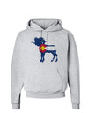 Grunge Rocky Mountain Bighorn Sheep Flag Hoodie Sweatshirt-Hoodie-TooLoud-AshGray-Small-Davson Sales