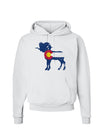 Grunge Rocky Mountain Bighorn Sheep Flag Hoodie Sweatshirt-Hoodie-TooLoud-White-Small-Davson Sales