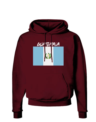 Guatamelan Flag Design Dark Hoodie Sweatshirt by TooLoud-Hoodie-TooLoud-Maroon-Small-Davson Sales