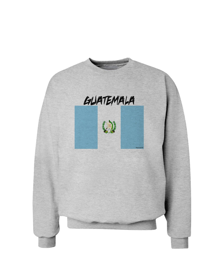 Guatamelan Flag Design Sweatshirt by TooLoud-Sweatshirts-TooLoud-White-Small-Davson Sales