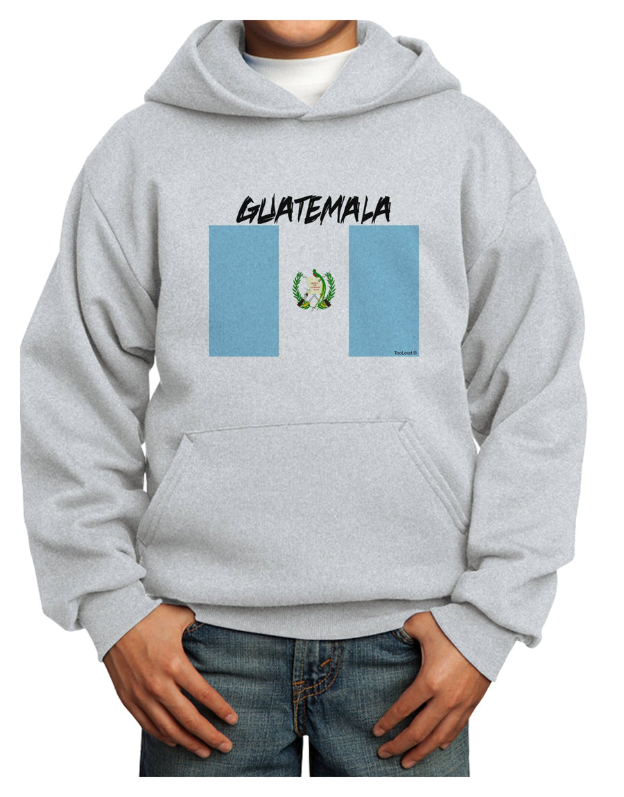 Guatamelan Flag Design Youth Hoodie Pullover Sweatshirt by TooLoud-Youth Hoodie-TooLoud-White-XS-Davson Sales