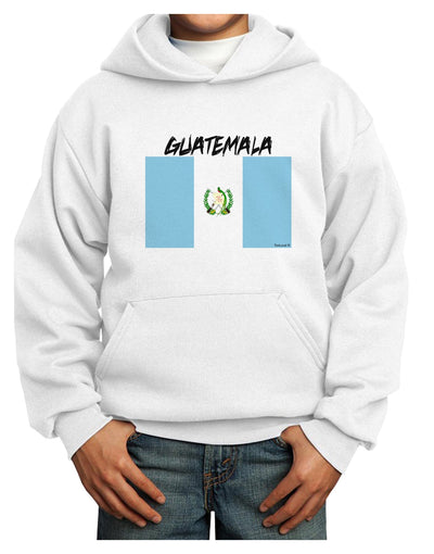 Guatamelan Flag Design Youth Hoodie Pullover Sweatshirt by TooLoud-Youth Hoodie-TooLoud-White-XS-Davson Sales