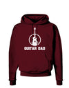 Guitar Dad Dark Hoodie Sweatshirt by TooLoud-Hoodie-TooLoud-Maroon-Small-Davson Sales