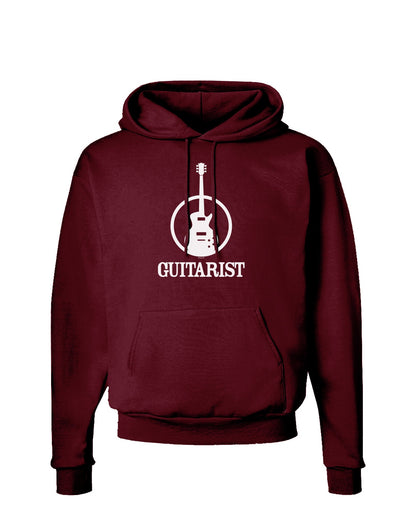 Guitarist Dark Hoodie Sweatshirt-Hoodie-TooLoud-Maroon-Small-Davson Sales