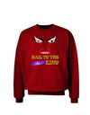 Hail to the Goblin King Adult Dark Sweatshirt-Sweatshirts-TooLoud-Deep-Red-Small-Davson Sales