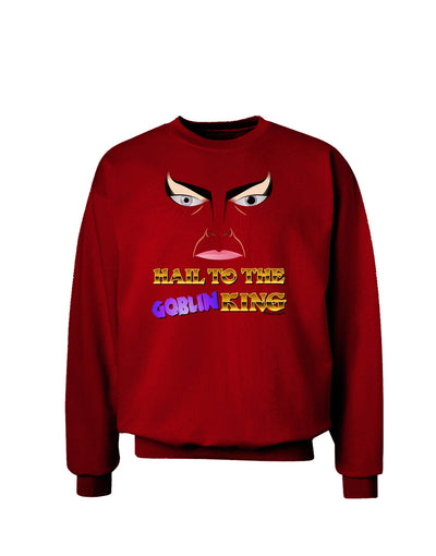 Hail to the Goblin King Adult Dark Sweatshirt-Sweatshirts-TooLoud-Deep-Red-Small-Davson Sales