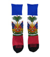 Haiti Flag Adult Short Socks - Exquisite All Over Print Design - TooLoud-Socks-TooLoud-White-Ladies-4-6-Davson Sales
