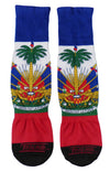 Haiti Flag All Over Print Adult Crew Socks - Enhancing Your Ecommerce Experience with TooLoud-Socks-TooLoud-White-Ladies-4-6-Davson Sales