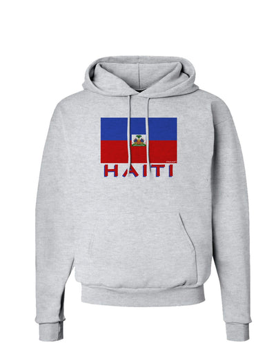 Haiti Flag Hoodie Sweatshirt-Hoodie-TooLoud-AshGray-Small-Davson Sales