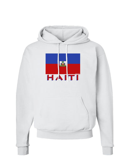 Haiti Flag Hoodie Sweatshirt-Hoodie-TooLoud-White-Small-Davson Sales