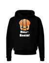 Half Baked Cute Roll Dark Hoodie Sweatshirt-Hoodie-TooLoud-Black-Small-Davson Sales