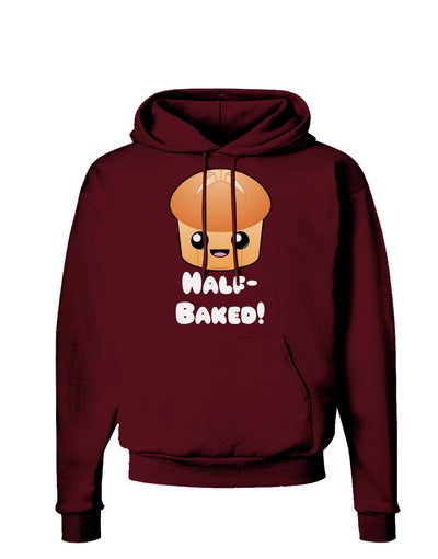 Half Baked Cute Roll Dark Hoodie Sweatshirt-Hoodie-TooLoud-Maroon-Small-Davson Sales