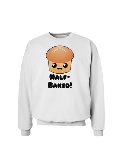 Half Baked Cute Roll Sweatshirt-Sweatshirts-TooLoud-White-Small-Davson Sales