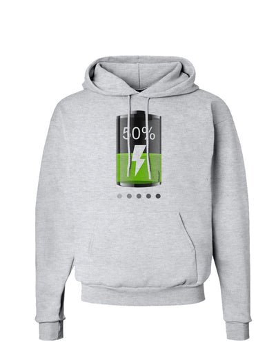 Half Energy 50 Percent Hoodie Sweatshirt-Hoodie-TooLoud-AshGray-Small-Davson Sales