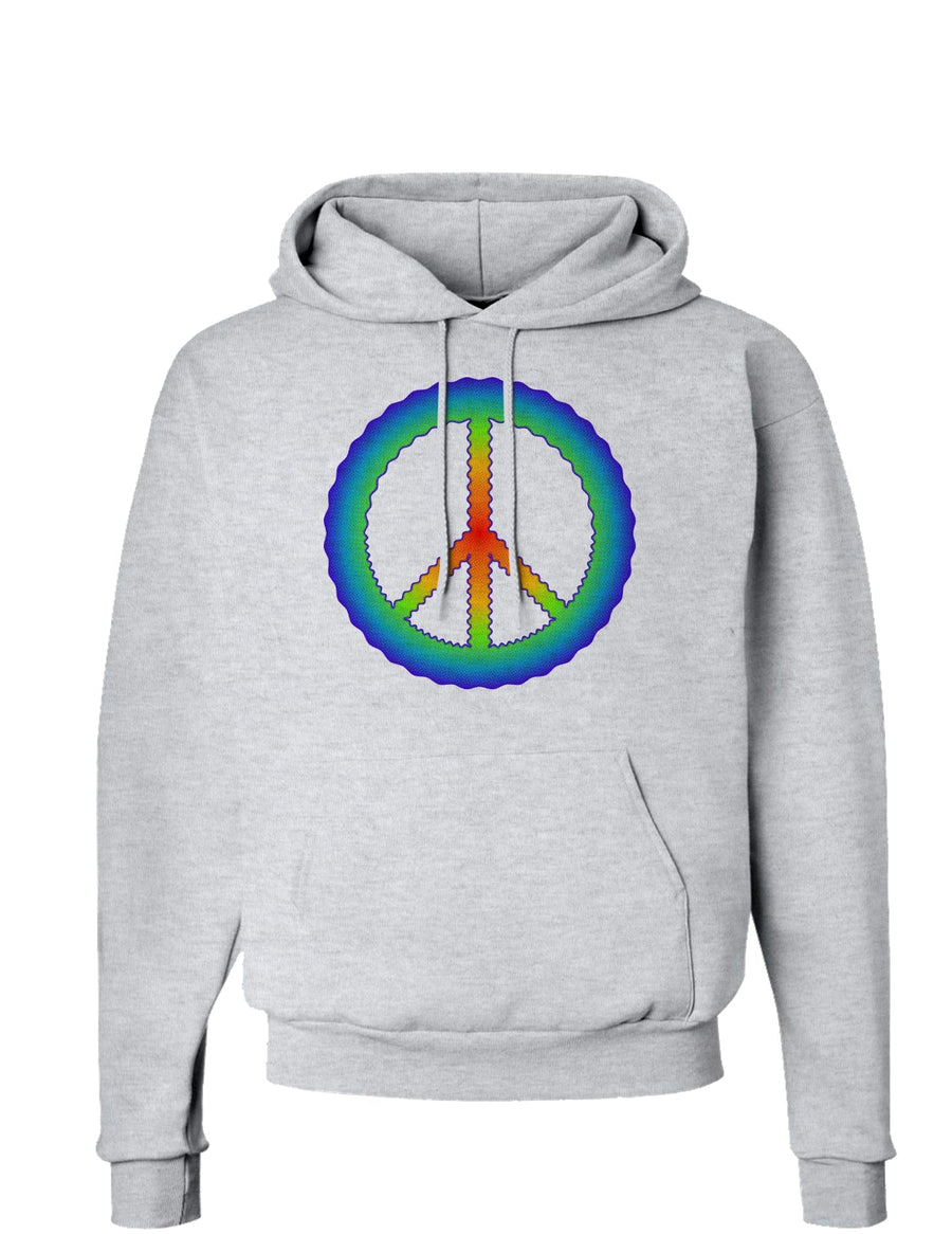 Halftone Peace Hoodie Sweatshirt-Hoodie-TooLoud-White-Small-Davson Sales