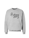 Halloween 2015 Script Distressed Sweatshirt-Sweatshirts-TooLoud-AshGray-Small-Davson Sales