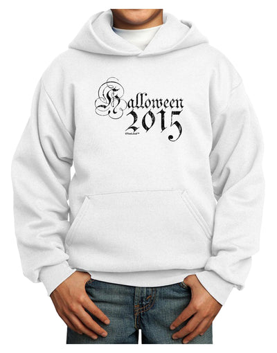 Halloween 2015 Script Distressed Youth Hoodie Pullover Sweatshirt-Youth Hoodie-TooLoud-White-XS-Davson Sales