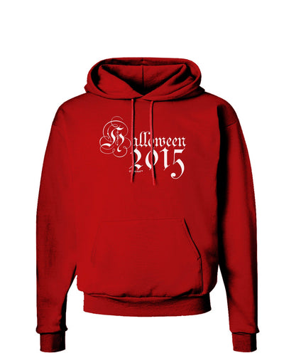 Halloween Current Year Script Text Dark Hoodie Sweatshirt-Hoodie-TooLoud-Red-Small-Davson Sales