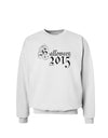 Halloween Current Year Script Text Sweatshirt-Sweatshirts-TooLoud-White-Small-Davson Sales