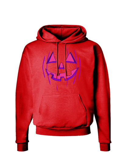 Halloween Glow Smiling Jack O Lantern Dark Hoodie Sweatshirt-Hoodie-TooLoud-Red-Small-Davson Sales