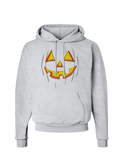 Halloween Glow Smiling Jack O Lantern Hoodie Sweatshirt-Hoodie-TooLoud-AshGray-Small-Davson Sales
