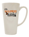 Halloween-inspired 16 Ounce Conical Latte Coffee Mug - Perfect for Witches Hat Enthusiasts TooLoud-Conical Latte Mug-TooLoud-White-Davson Sales