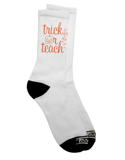 Trick or Teach Adult Crew Socks Mens sz. 9-13 Tooloud