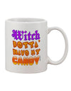 Halloween-Inspired Candy Color Printed 11 oz Coffee Mug - Expertly Crafted Drinkware TooLoud-11 OZ Coffee Mug-TooLoud-White-Davson Sales